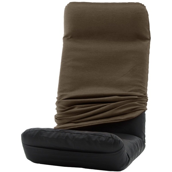 CELLUTANE 堕楽チェア 上タイプ 座椅子 ダリアンブラウン 日本製 頭部 腰部 脚部 14段 リクライニング 一人掛け A565UEa-561BR メーカー直送 5,551円