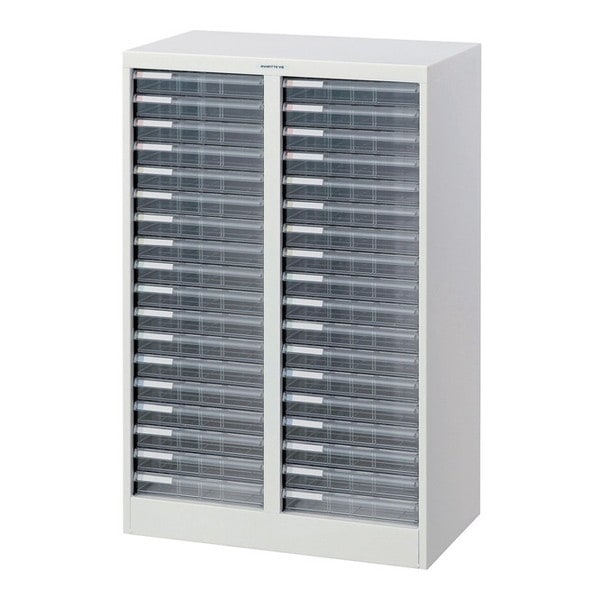 AF-36 アバンテV2フロアケース A4タテ型 浅18段2列 シロ メーカー直送