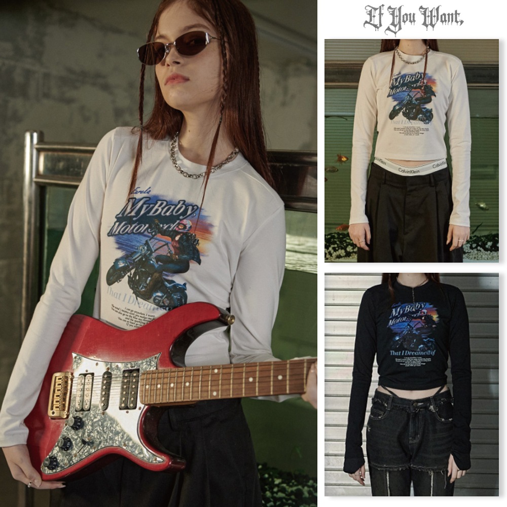 【IFYOUWANT】Motorcycle longsleeves