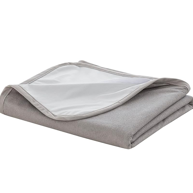 防水シーツ クイーン 介護 敷きパッド 165x205cm 防水シート 綿のタオル地 おねしょシーツ 洗える 防水パット オールシーズン 防水カバー 失禁対策 4隅ゴム付き グレー