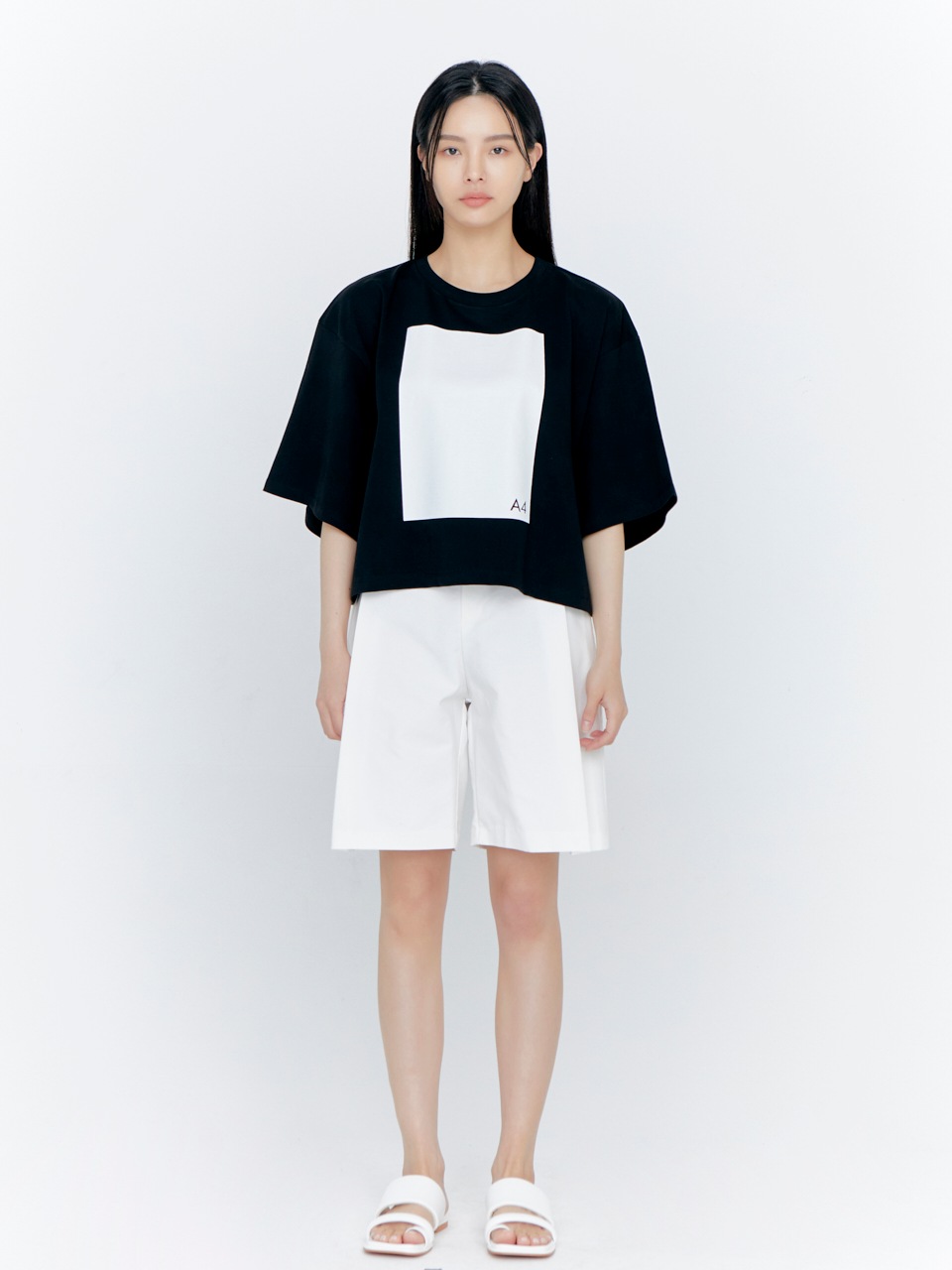 コットンタックショーツアイボリー