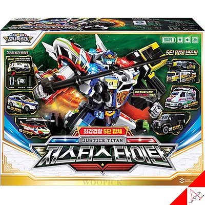 Qoo10] TOYTRON ミニ特攻隊/最強警察/五段合体/ジャステ