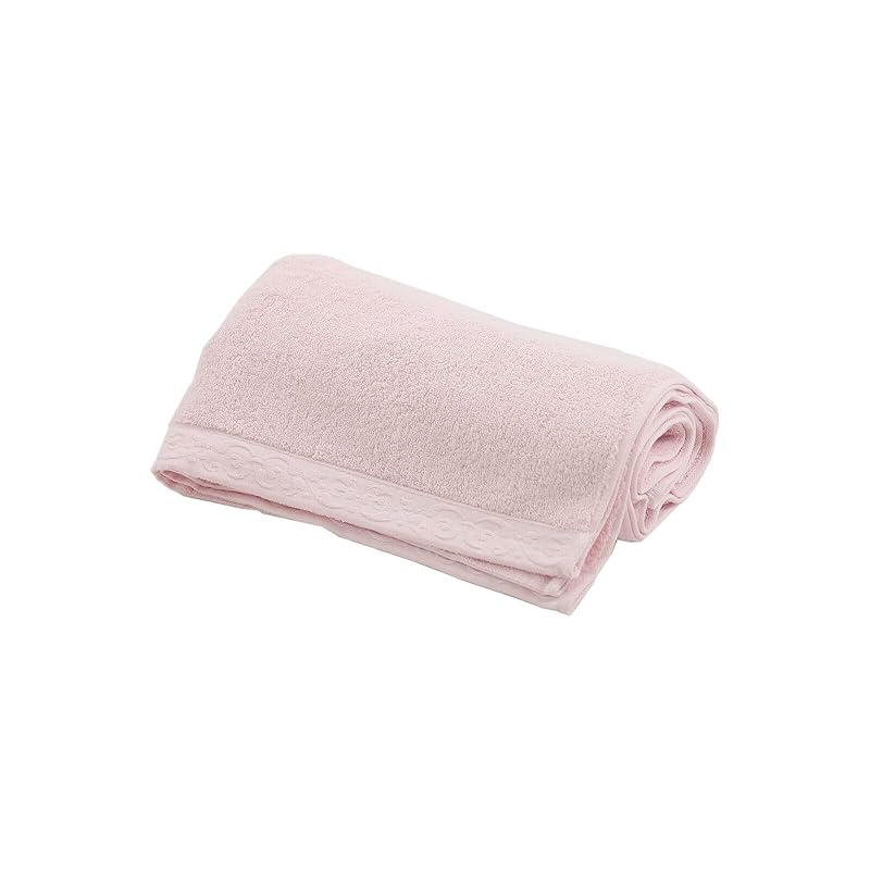 即納：ホテル仕様 高級タオル 国産 今治タオル バスタオル ピンク1枚