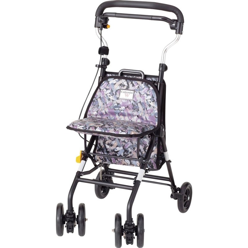 キュートミニW ペイント柄 シルバーカー