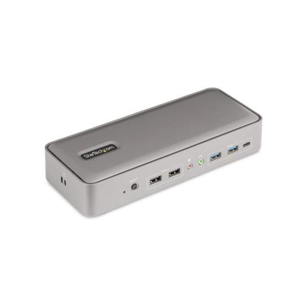 StarTech.com USB Type-C接続ドッキングステーション スペースグレー 129N-USBC-KVM-DOCK1台