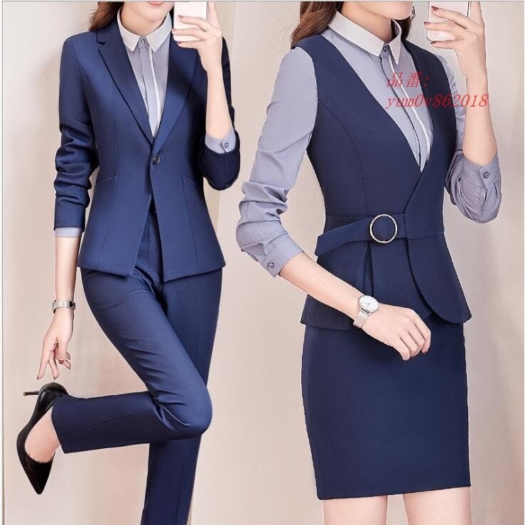 スーツセットアップ スカート スリム 2020春秋冬 ビジネス パンツ 通勤 レディース ジャケット