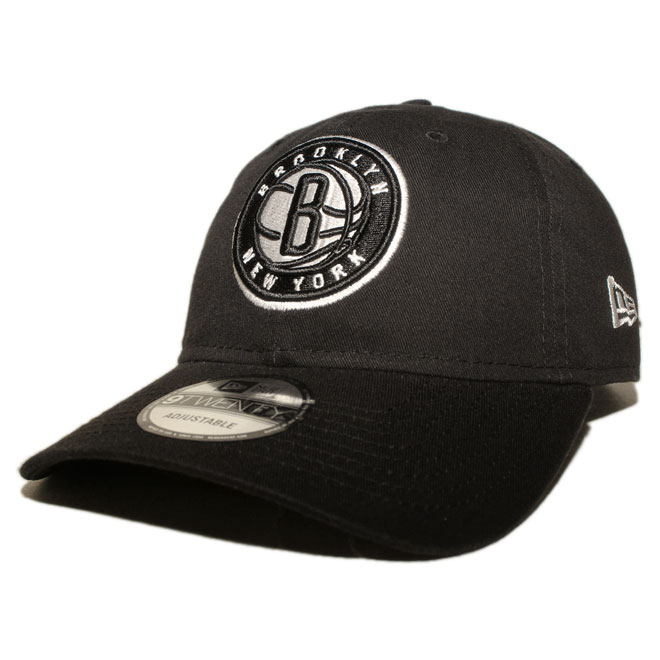 ストラップバックキャップ 帽子 9twenty メンズ レディース NBA ブルックリン ネッツ フリーサイズ