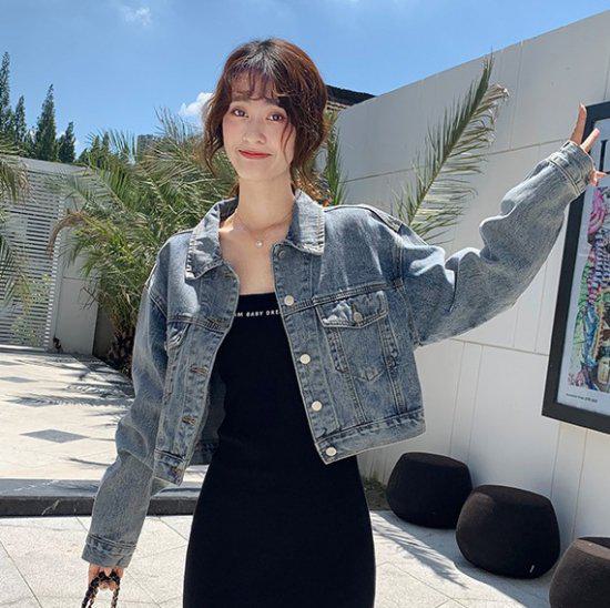 デニムジャケット ジージャン ジャケット デニム ショート丈 シンプル 無地 秋冬 冬スペシャルセール かわいい おしゃれ お出かけ デート ディナー デイリー ママコーデ アウター きれいめ 高見え