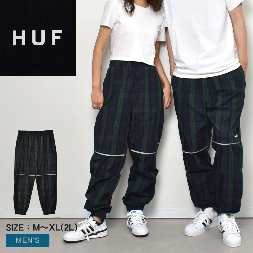 CAMDEN PLAID TRACK PANT PT00277 メンズ ロングパンツ トラックパンツ パンツ チェック柄 チェック ブラックウォッチ 総柄 柄 柄パンツ ポケット ズボン
