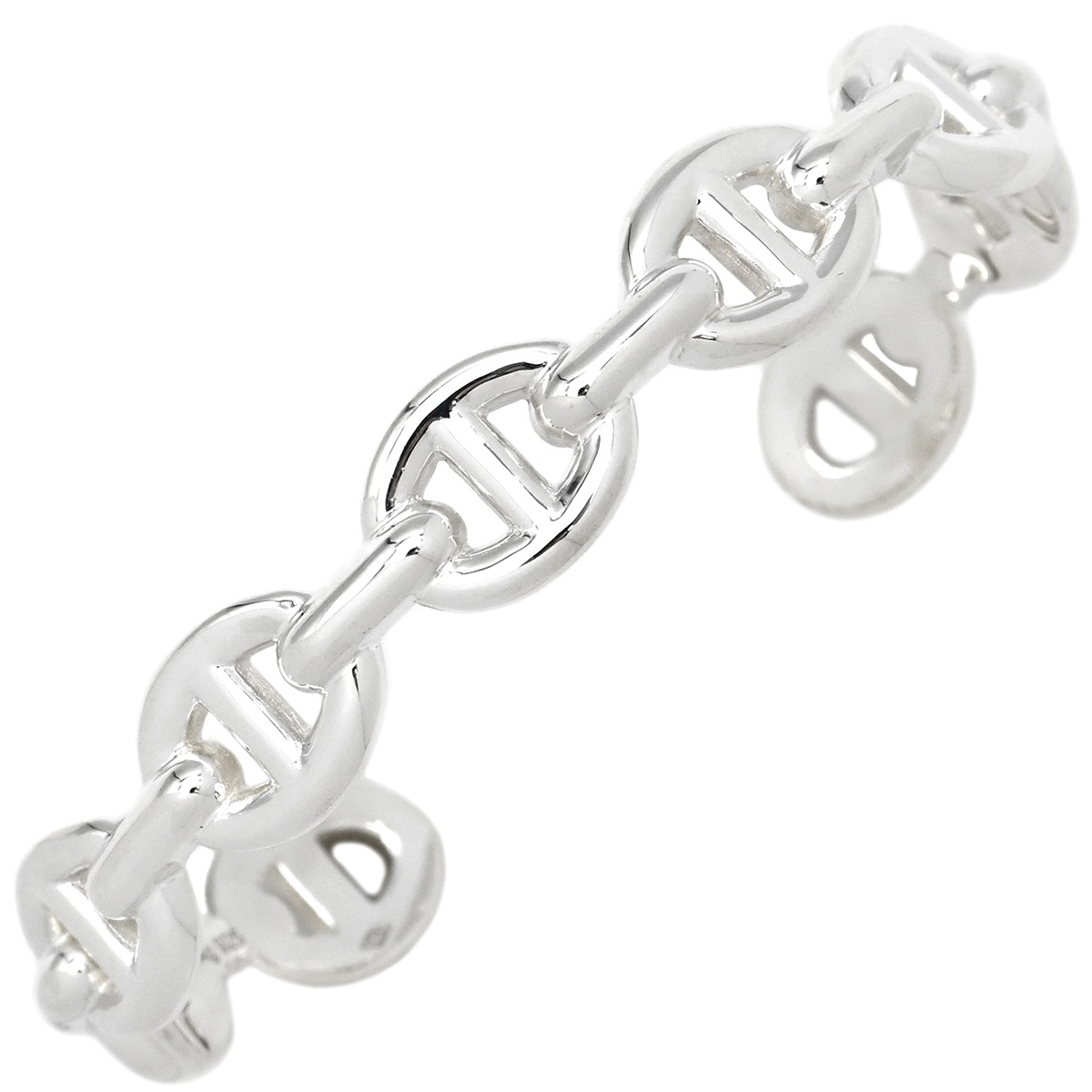 エルメス HERMES バングル シェーヌダンクル アンシェネ シルバー925 シルバー ST SV925 Ag925 【中古】