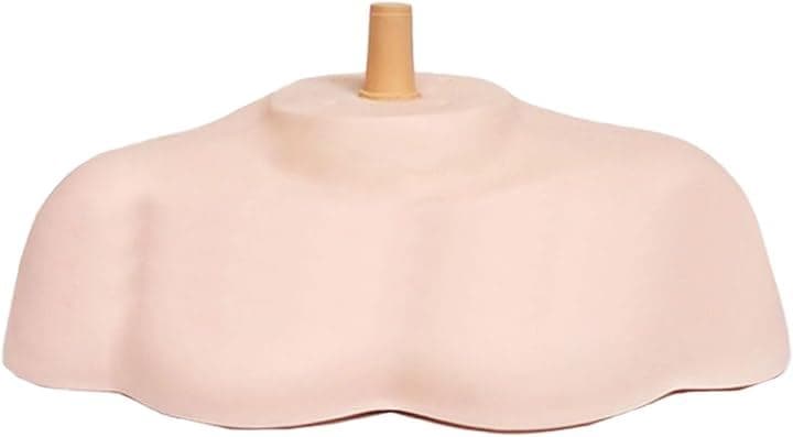 マネキン 肩 ウィッグマネキン トルソー マネキンヘッド 上半身 練習( 肌色)