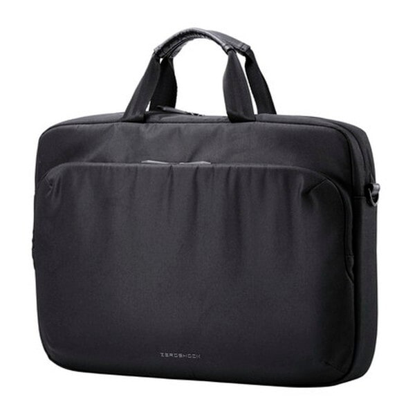 ZSB-BC01P15BK ビジネスバッグ ブリーフケース 2wayカバン (肩掛け/手持ち) A4 15.6インチノートPC収納可 スリム 撥水加工 ブラック メーカー直送