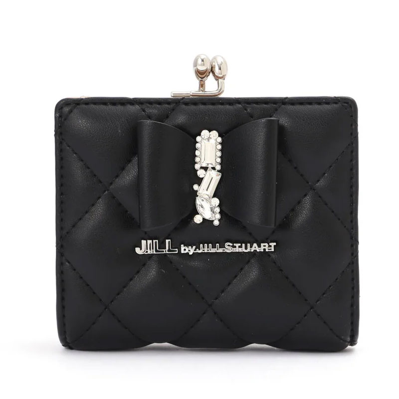 財布 がま口 二つ折り財布 RIBBON キルト ウォレット JILLby 1255287014 かわいい おしゃれ プレゼント 学生 社会人 祝 嬉しい 彼女 娘 ジル