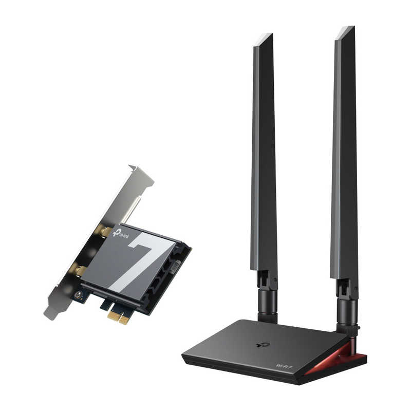 TPLINK　Wi-Fi 7 PCIe無線LAN子機 Bluetooth 5.4 320MHz 6GHz対応 ［Wi-Fi 7(be)］　ARCHERTBE550E