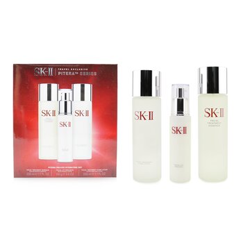 SK II ピテラ デラックス ハイドレーティング 3点セット フェイシャル トリートメント エッセンス 230ml + フェイシャル リフト エマルジョン 100g + フェイシャル トリートメント