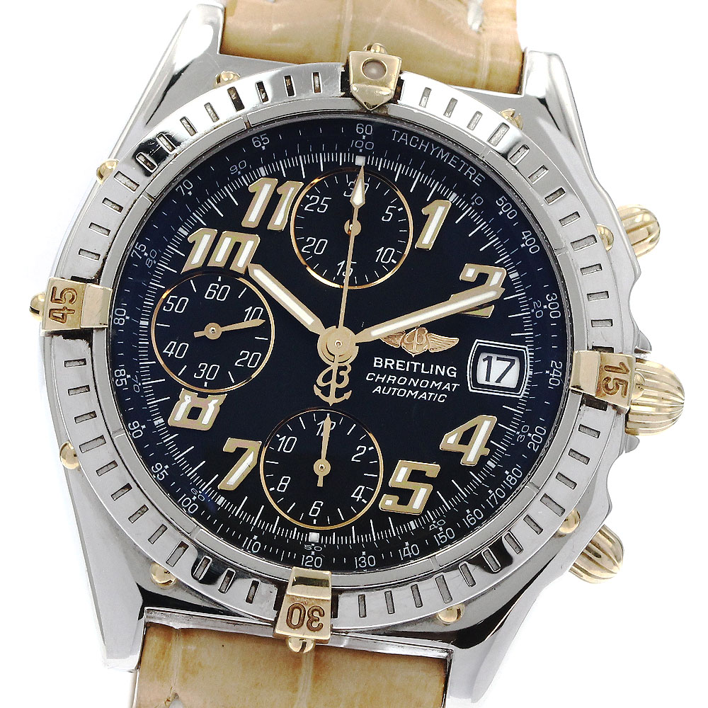 ブライトリング BREITLING B13050.1 クロノマット ビコロ デイト 自動巻き メンズ _900051【中古】