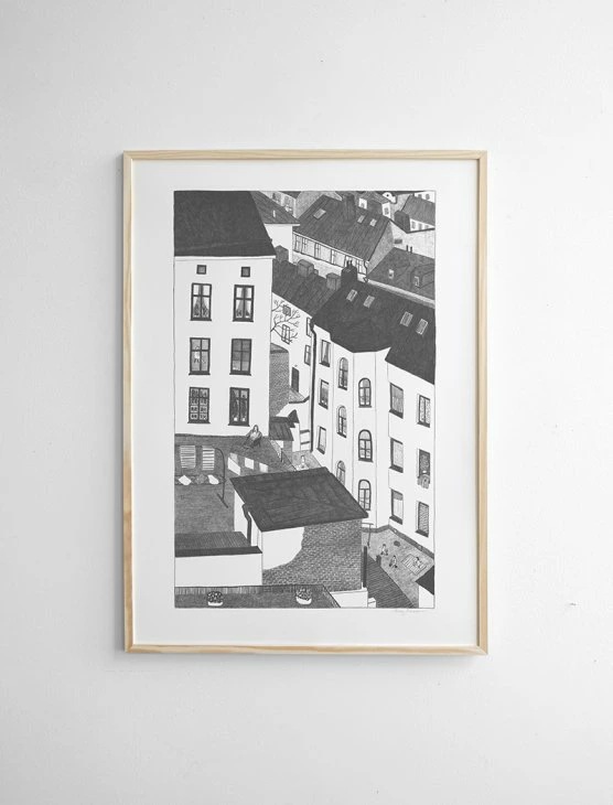 FINE LITTLE DAY GARDSUTSIKTEN POSTER