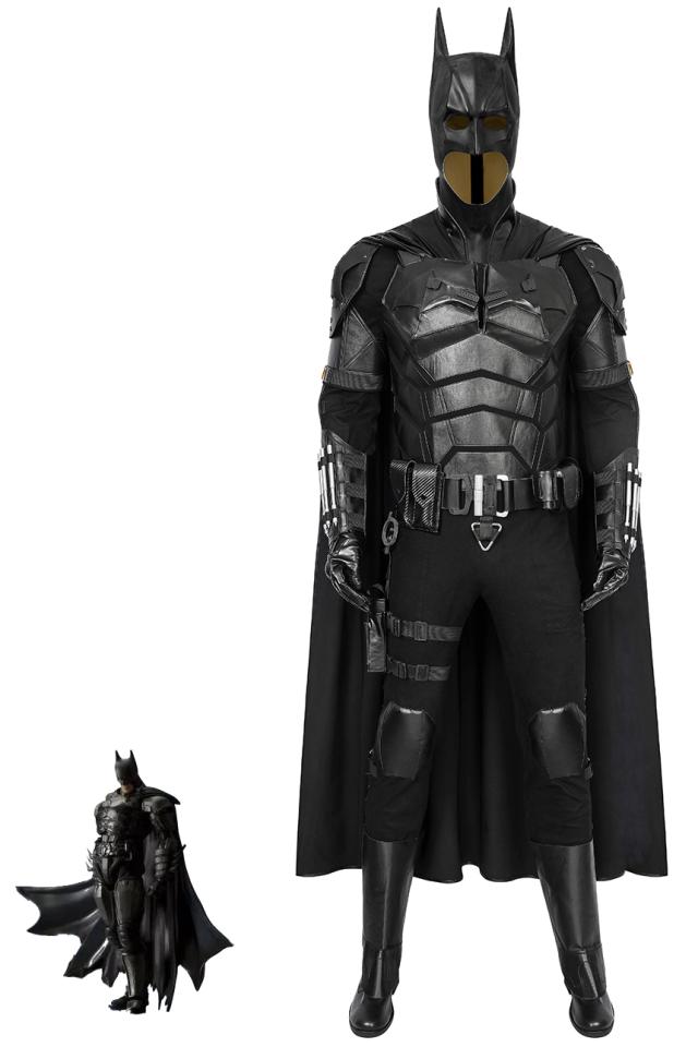 新タイプ追加 激安販売 ザ・バットマン ブルース・ウェイン 2025映画 ロバート・パティンソン版 The batman コスチューム コスプレ衣装 キャラクター仮装 コスプレ[4579]
