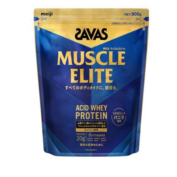 マッスルエリート プロテイン バニラ風味 900g
