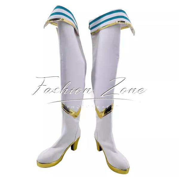 ウマ娘 プリティーダービー 風 シーザリオ コスプレ靴 男女兼用 シューズ 道具小物 ブーツ cosplay ハロウィン仮装 変装