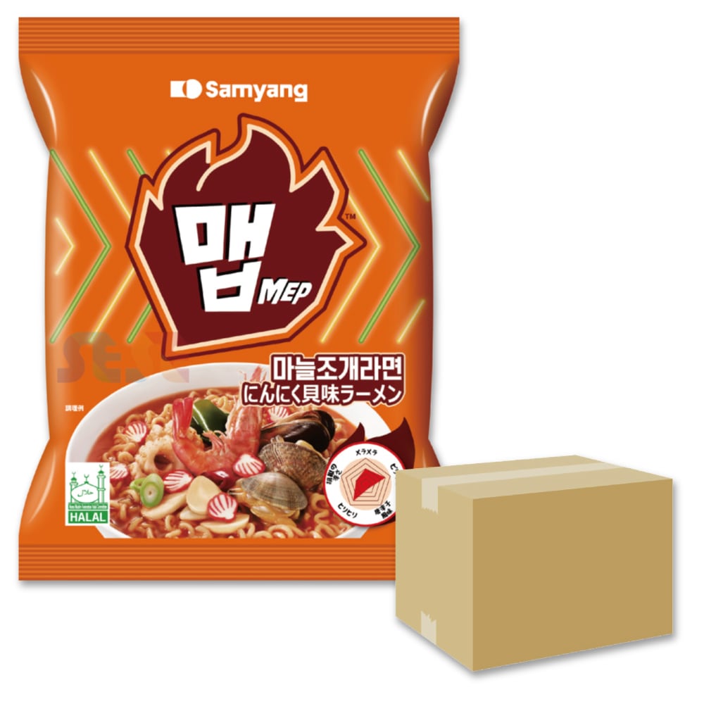 SAMYANG メップ にんにく貝味 110g 40袋セット / 韓国ラーメン メップテン 三洋 サムヤン MEP