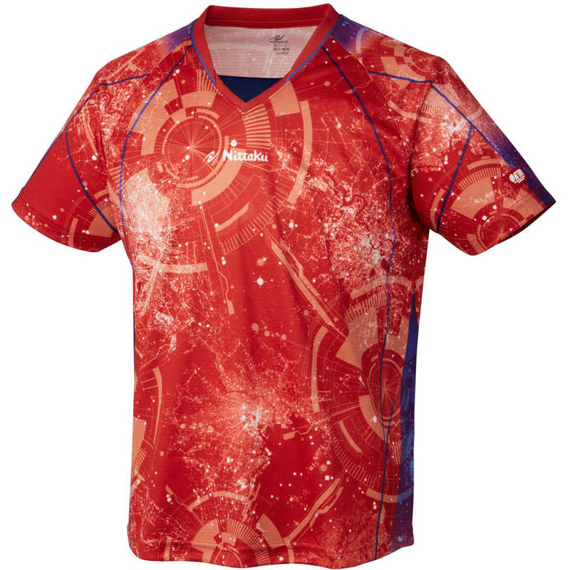 ニッタク　卓球用品 Nittaku ユニセックス ブライトシティシャツ レッド M　NW2209 6,134円