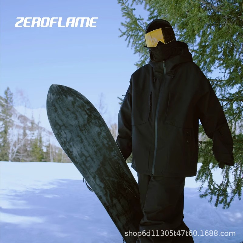 Zero Flame 2024 3l スノーボード スーツ レディース ルーズ 防水 暖かい プロ スキー トップ メンズ