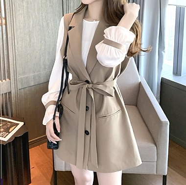 ワンピース ミニ 細身 かわいい 重ね着 こなれ感 ラフ セット キュート無地 春 夏 10代