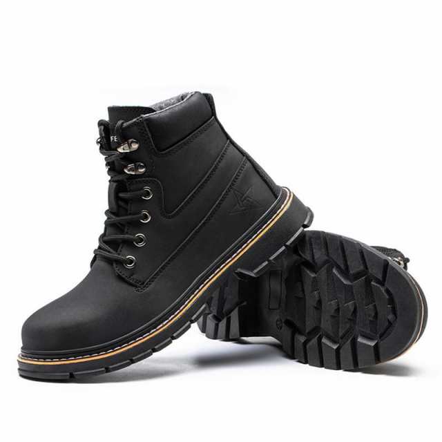 安全靴 ブーツ 作業靴 おしゃれ つま先保護鋼芯入り メンズ レディース ブーツ ハイカット 女性サイズ対応 防水 セフティーシュ ーズ 踏み抜き防止