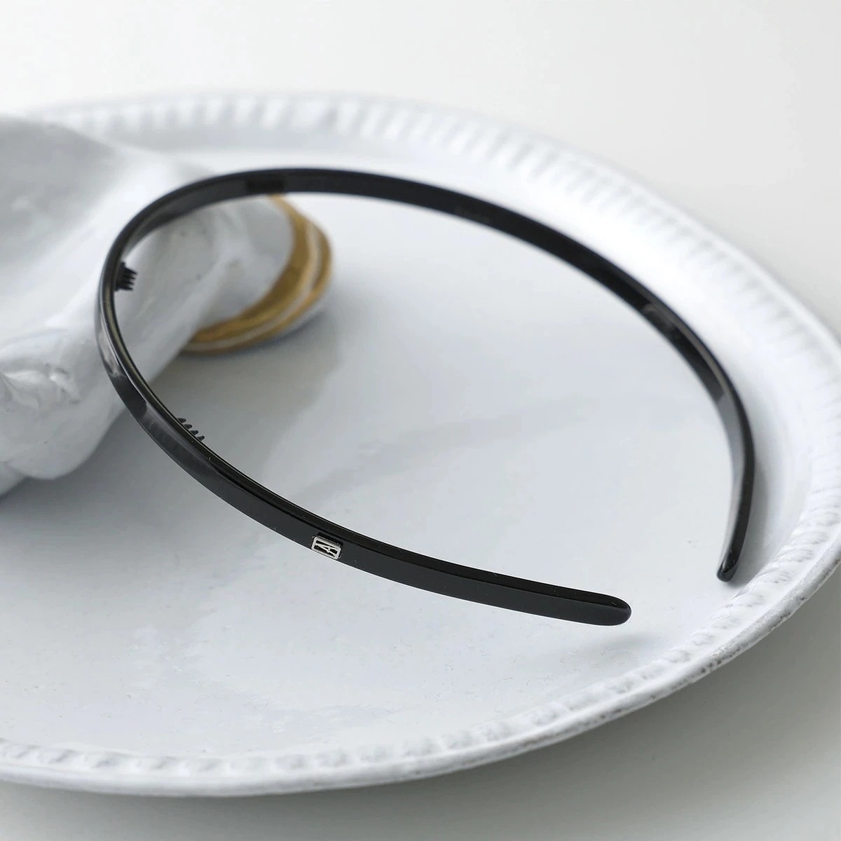 ALEXANDRE DE PARIS アレクサンドル ドゥ パリ カチューシャ AHB-1539 レディース ヘアバンド ヘッドバンド ヘアアクセサリー 髪飾り N-NOIR 【ts】