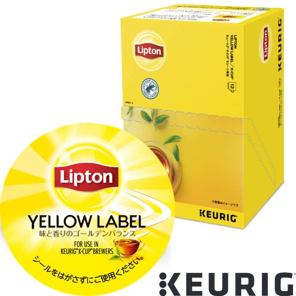 KEURIG K-Cup キューリグ ケーカップ カプセルコーヒー リプトン イエローラベル 5箱(