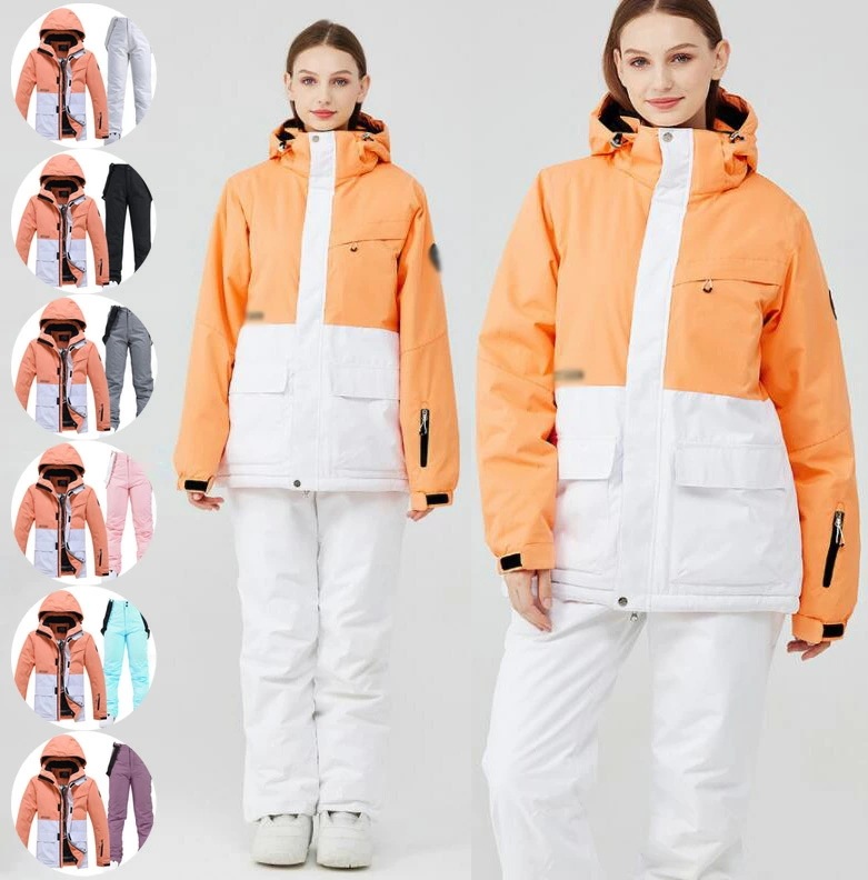 新品セール スキーウェア ペアスノーウェア 韓国風 大きいサイズ スノーボードウェア ボードウェア スノボーウェア 可愛い 男女兼用 暖かい カップル レディース スノボ ウェア お揃い 上下セット