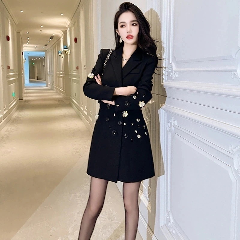 JY.上品 ダイヤモンド飾り スーツワンピース 小柄 通勤 スーツスカート パーティードレス キャバ 着痩せ 大人 同窓会 披露宴 卒業式 結婚式 演奏会 ウェディング 二次会 発表会