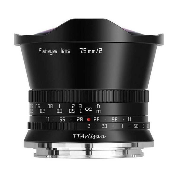 TTArtisan 7.5mm f/2 Z (B) ブラック [交換レンズ(ニコンZマウントAPS-C)]
