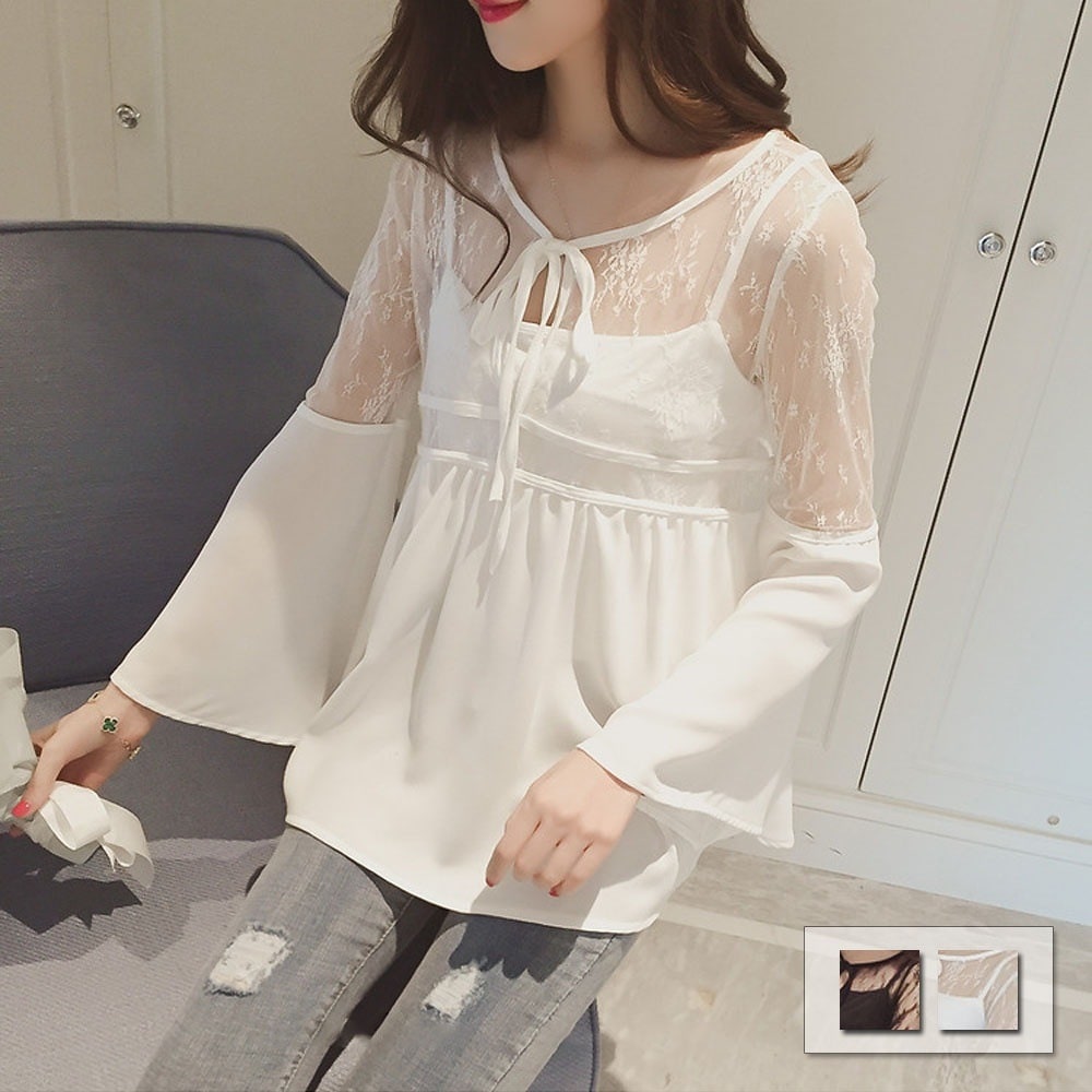 シースルートップス レディース 春夏 セットアップ キャミソール ポリエステル 無地