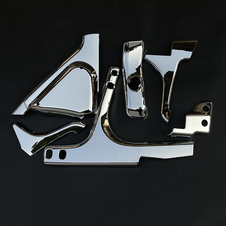 ふそう 17スーパーグレート 07スーパーグレート スーパーグレート後期 メッキ ミラーアームカバー 根元カバー ６点セット 左右セット ハイルーフ( ミラーアーム根元カバー)