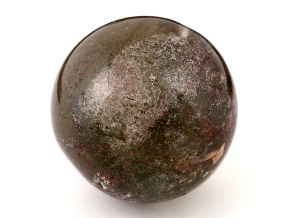 「1点もの 現品」 1粒売り ガーデンクォーツ 16mm パワーストーン バラ売り 天然石 パワーストーン ばら売り ビーズ 穴あき 1玉売り アクセサリー パーツ ハンドメイド アクセ z477-i