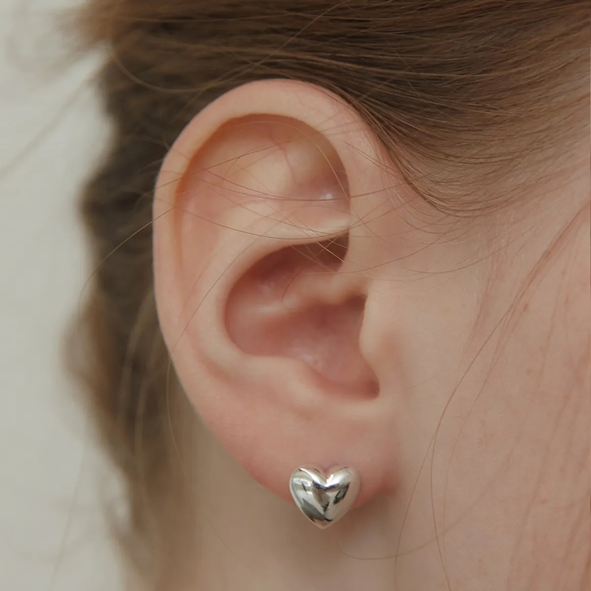 (シルバー925) フル ハート イヤリング／ピアス／Full 5,900円