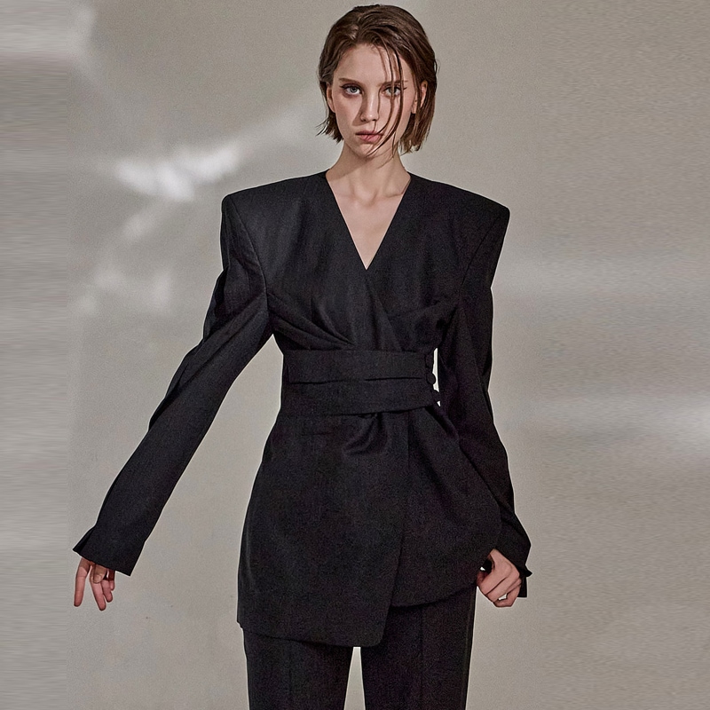 MBDJ066 カラリス ピンタック アンバランス シングル ジャケット