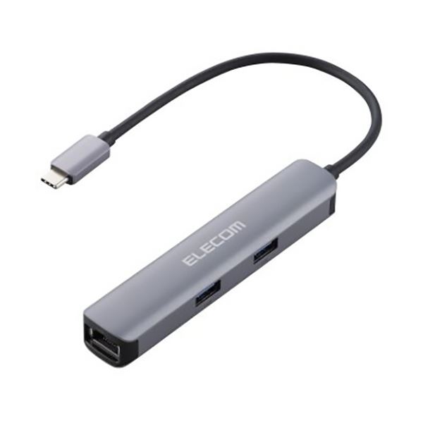 エレコム USBType-Cドッキングステーション アルミモデル DST-C17SV 1個その他PC用アクセサリー