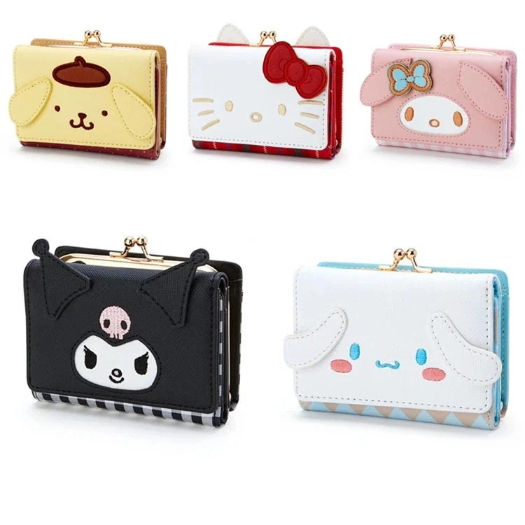 二つ折り財布 かわいい財布 ミニ財布 マイメロ シナモン クロミ