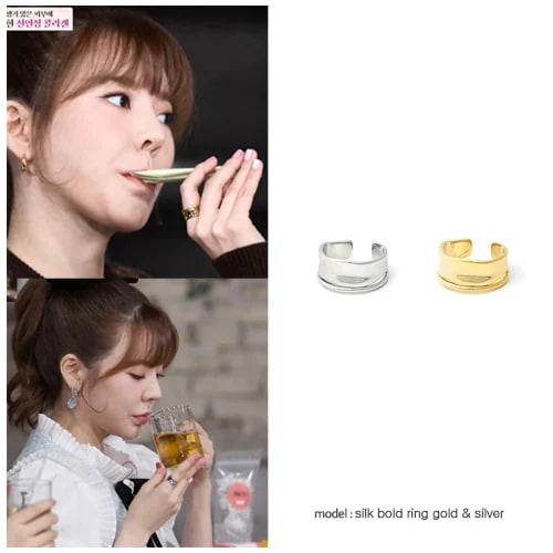 theRoves silk bold ring Uee Sunny