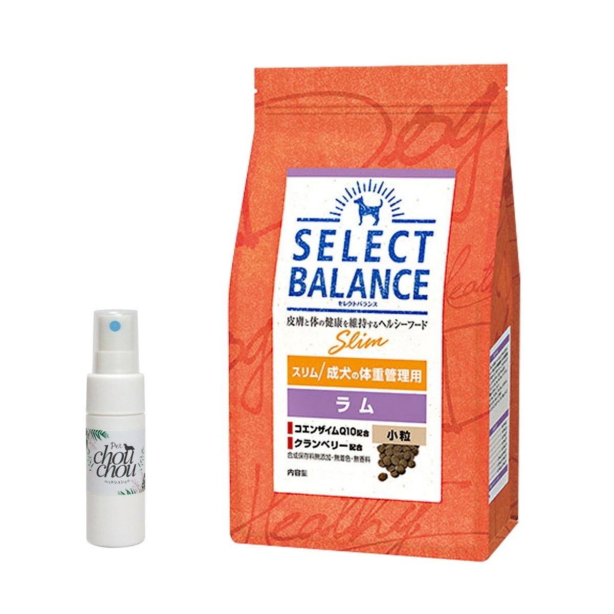 ドッグフード スリム ラム 小粒3kg【天然ハーブ虫除けスプレー 犬用 15ml付き】
