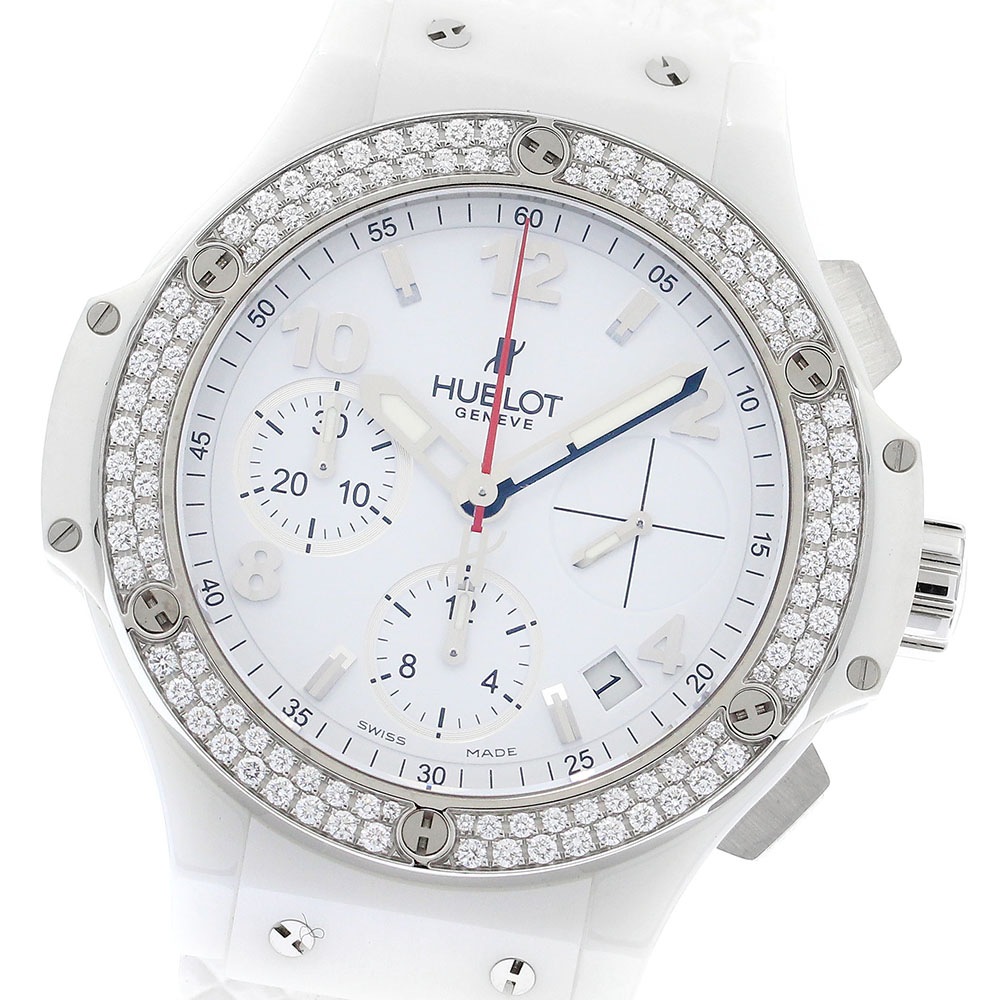 ウブロ HUBLOT 342.CL.230.RW.114 ビッグバン ダイヤベゼル 自動巻き メンズ 良品 保証書付き_899700【中古】 452,280円