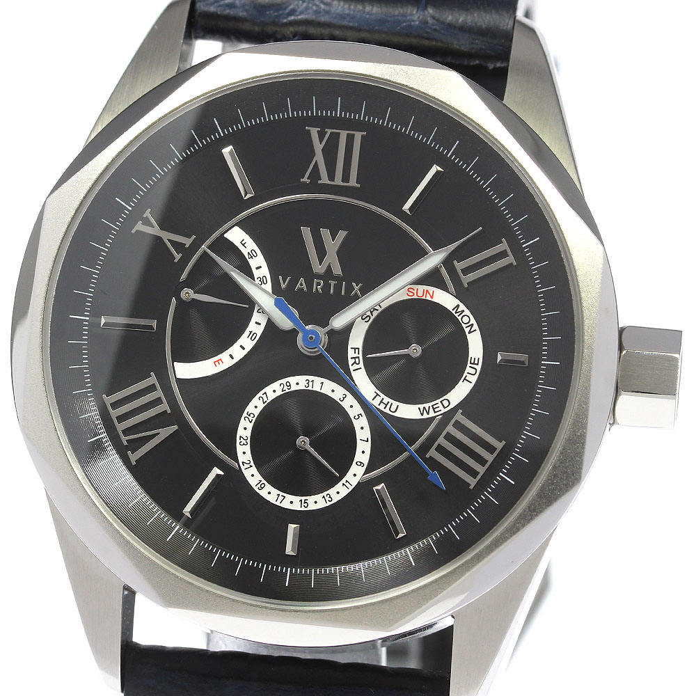 ヴァティックス VARTIX PR01 ALIVE パワーリザーブ デイデイト 自動巻き メンズ 良品 箱・保証書付き_798617【中古】