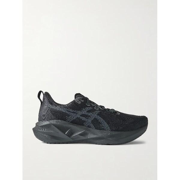 25 FW ブラック Novablast 5 ラバートリムメッシュ ランニングスニーカー TP567394394