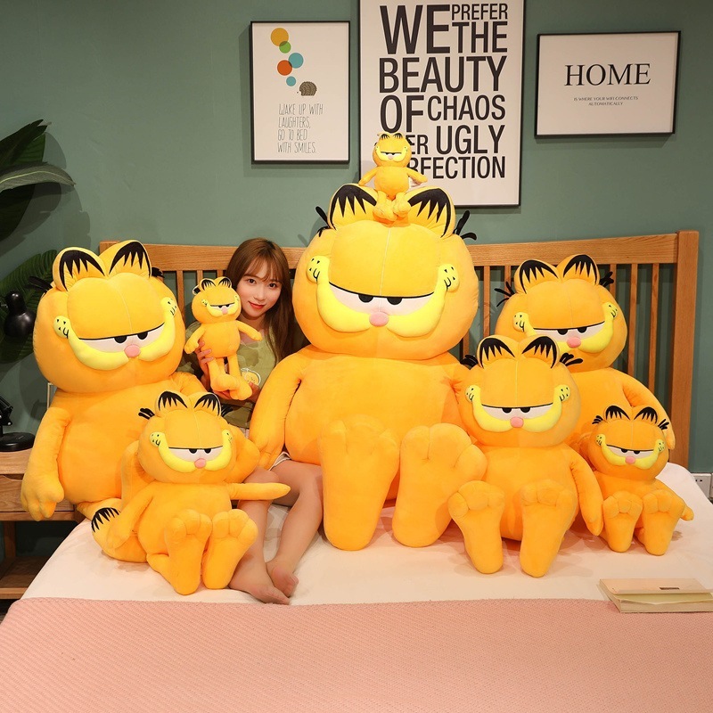 40-90CM超萌え猫ガーフィールド可愛いネコ抱き枕動物ぬいぐるみじゅうなんおもちゃプレゼント