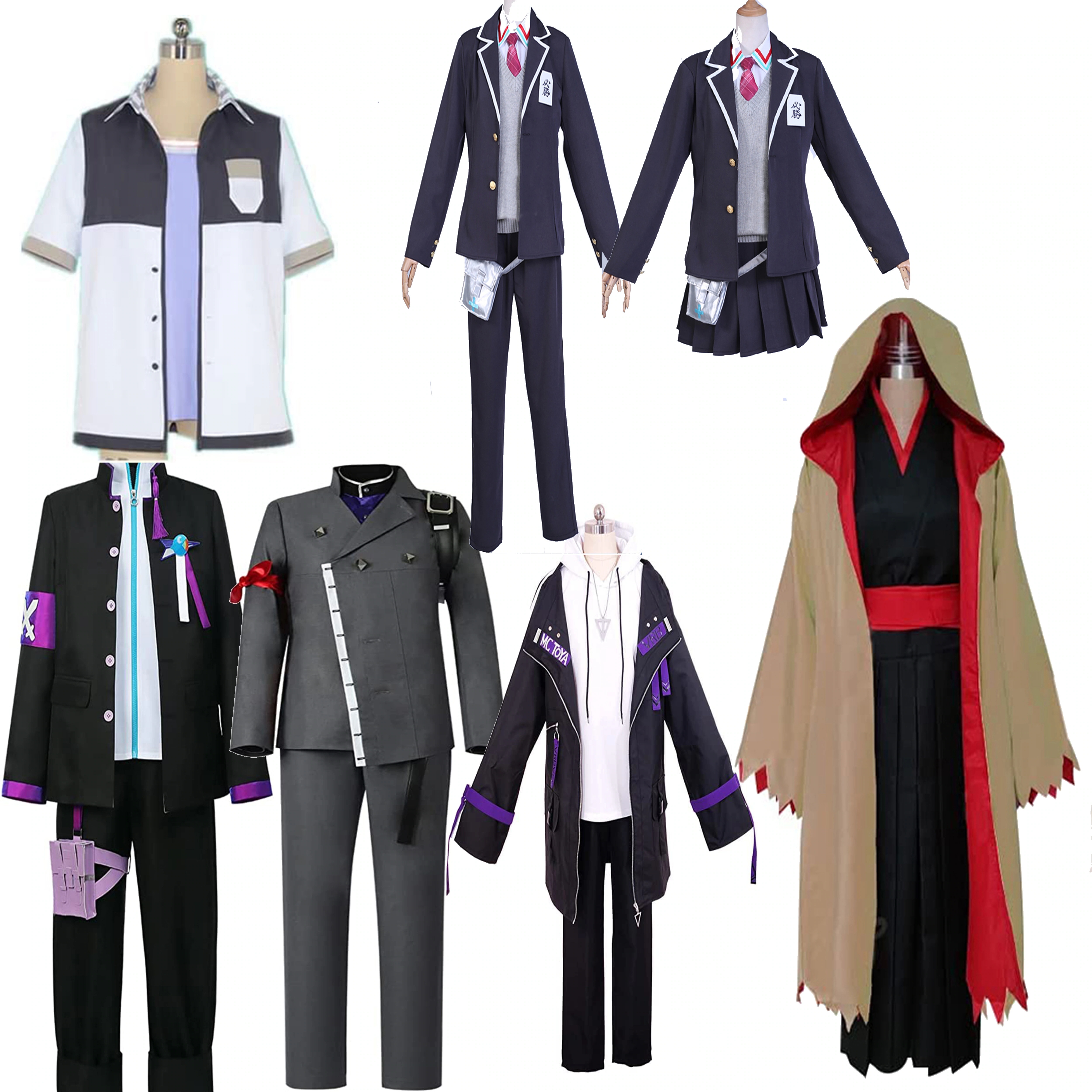 【全シリーズ発売中】 【値引き中】コスチューム 変装 ステージ服 仮装 ハロウィン 靴 ウィッグ 衣装 コスプレ 新衣装 コスプレ衣装 けんもちとうや 剣持刀也 にじさんじ VTuber SNSで大
