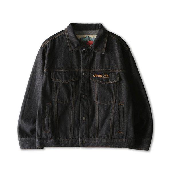 男女共用生成りデニムジャケット JN3JKU722BK