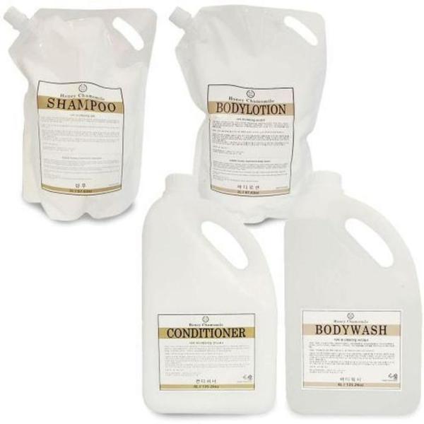 OF28P4NPハニーカモミールセラピーシャンプー 大容量2Lポーチパック/コンディショナー2Lポーチ